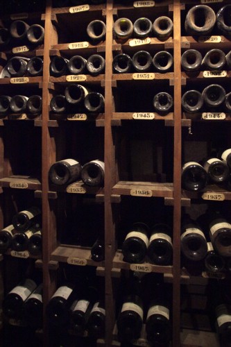 Wine stored and sorted by year - all up for purchase
