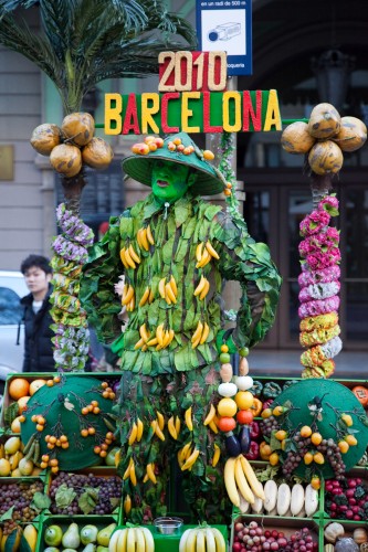 Fruit Man at La Rambla