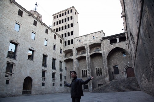 Square/Historical Building at Barcelona (forgot name!)