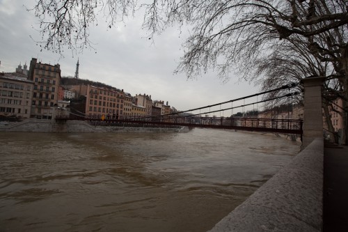 Rhone River - muddy!